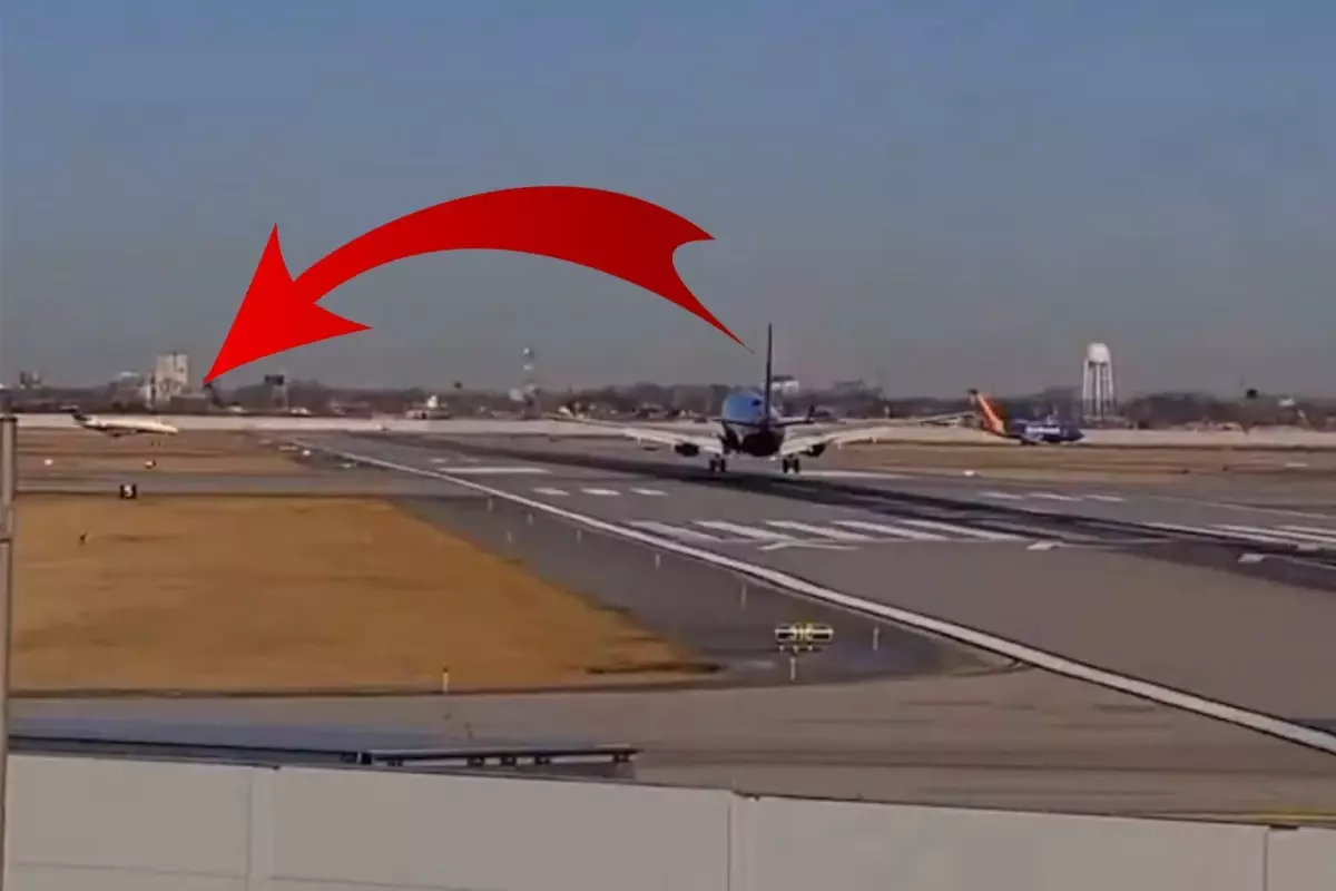 ABD'deki havalimanında faciadan dönüldü! Pilot yüzlerce yolcunun hayatını böyle kurtardı