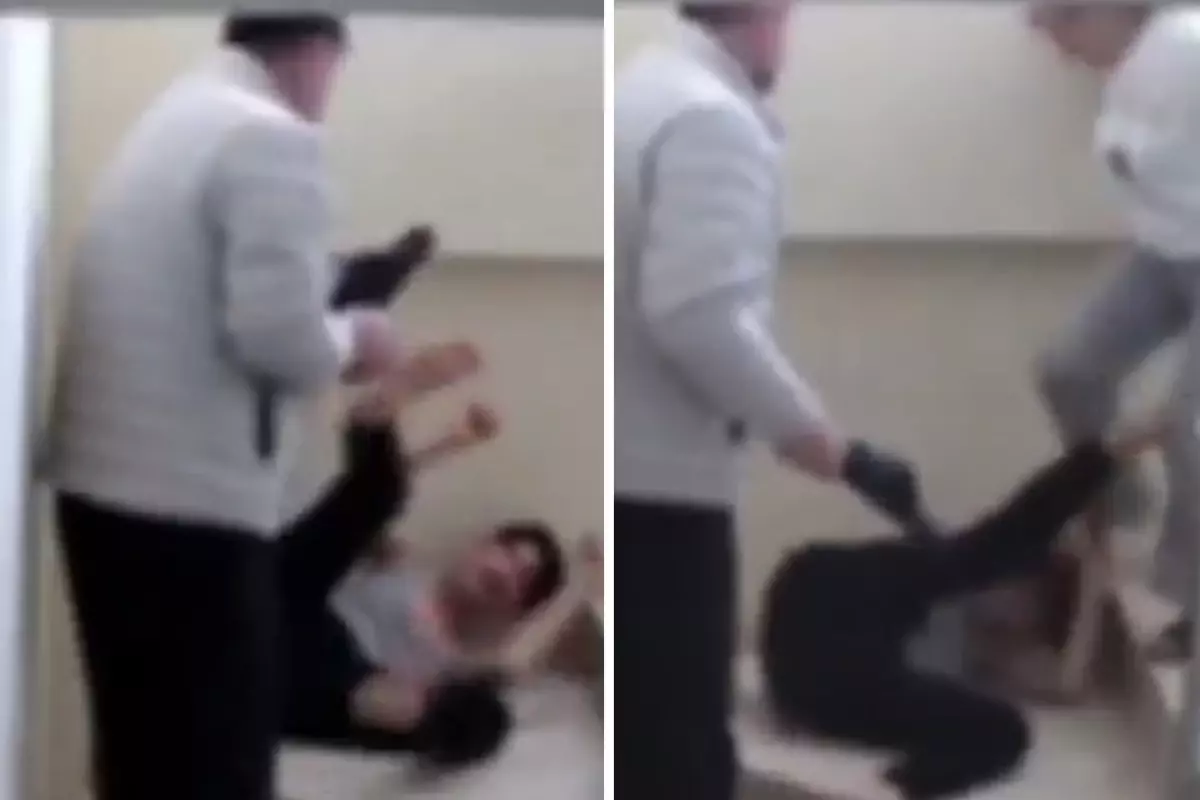 Anne-baba çocuğuna bunu nasıl yapar? Çığlık attıkça vurmaya devam ettiler