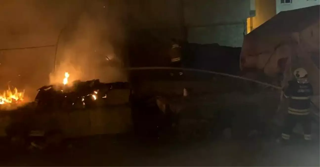 Antakya'da Kümes Çadırında Yangın Çıktı