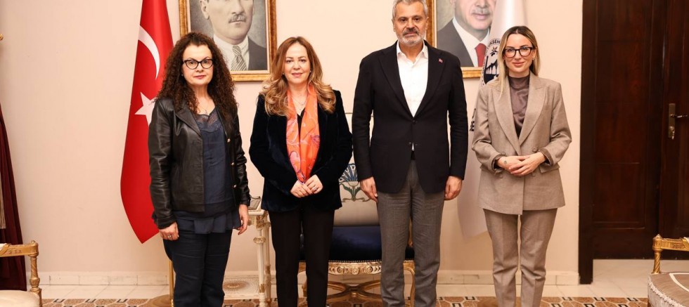 BAŞKAN ÖNTÜRK BÜYÜKELÇİ KADZADEJ'İ VE AA GENEL MÜDÜRÜ KARAGÖZ’Ü MAKAMINDA AĞIRLADI