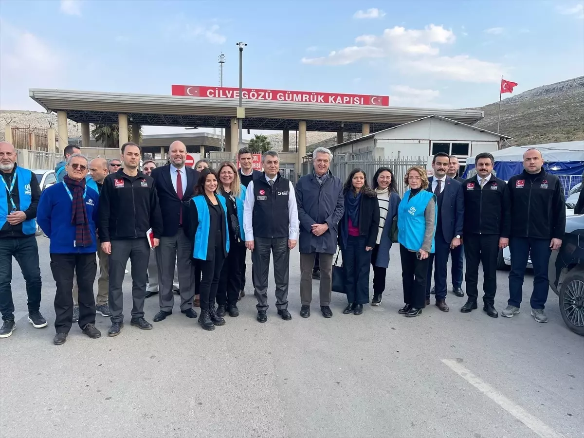 BM Mülteciler Yüksek Komiseri Cilvegözü Sınır Kapısı'nı Ziyaret Etti