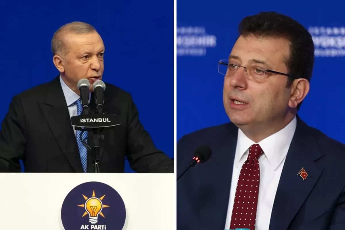 Cumhurbaşkanı Erdoğan, billboardlarda okuduğu yazı üzerinden İmamoğlu'na yüklendi