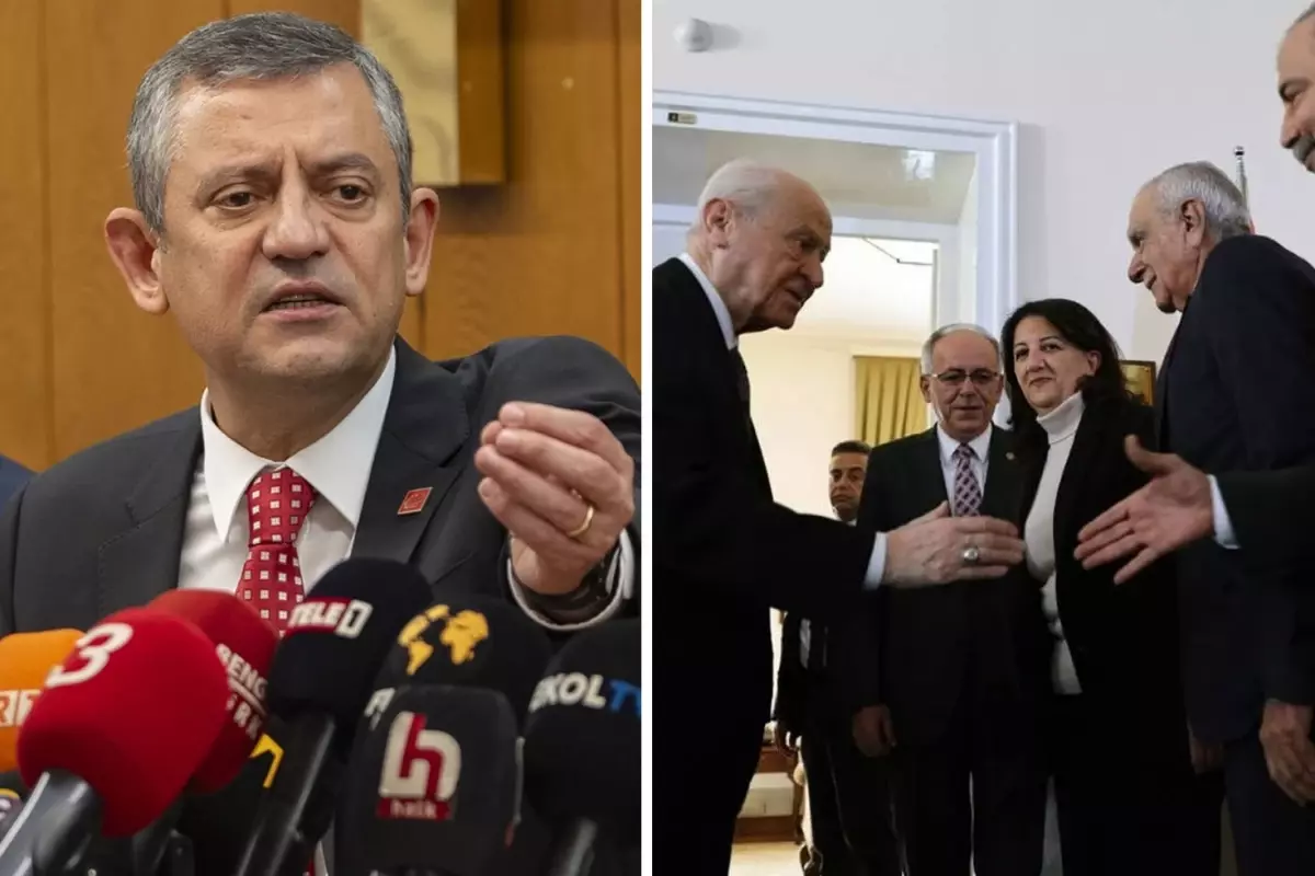 DEM heyeti ile Bahçeli görüşmesine CHP lideri Özel'den ilk yorum