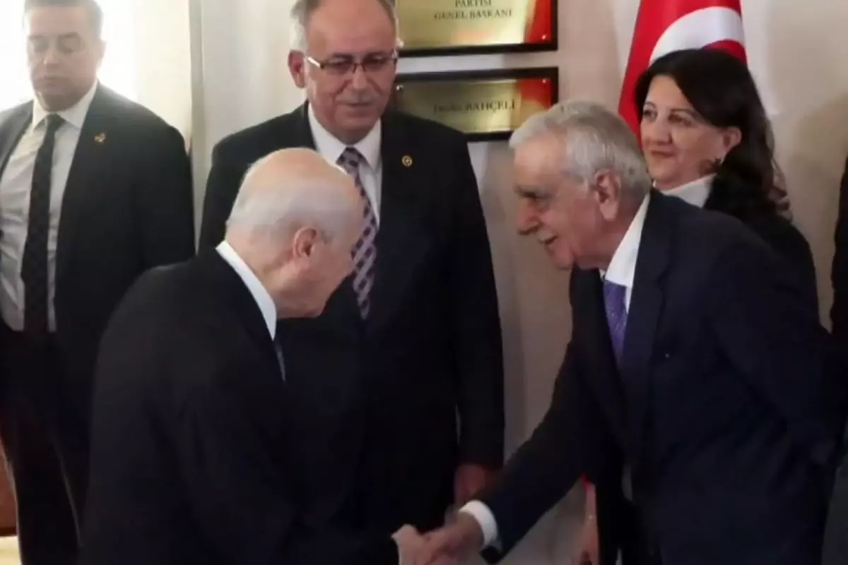 DEM Parti heyeti, MHP lideri Devlet Bahçeli ile görüştü