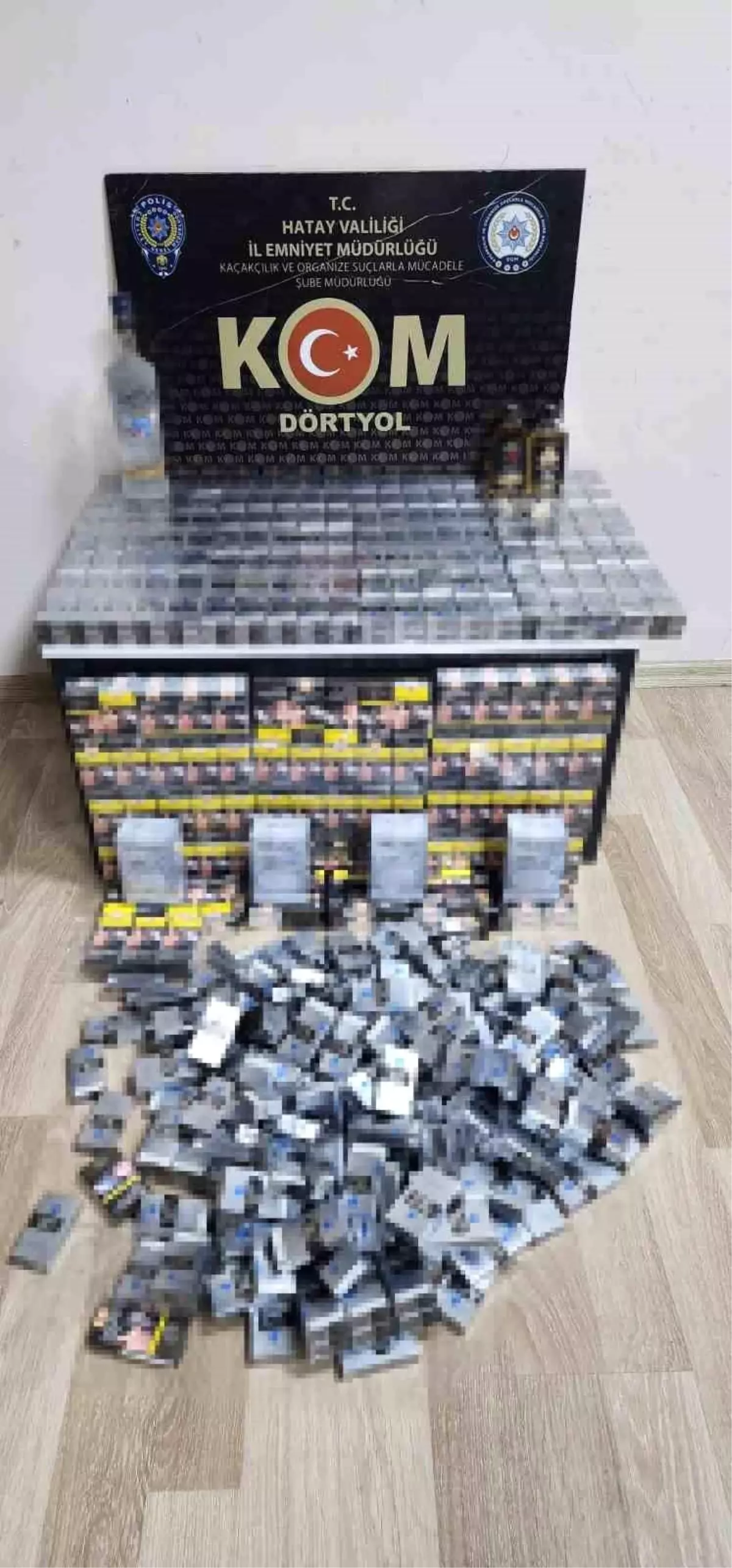 Dörtyol'da Kaçak Sigara ve İçki Operasyonu: 750 Paket Sigara Ele Geçirildi