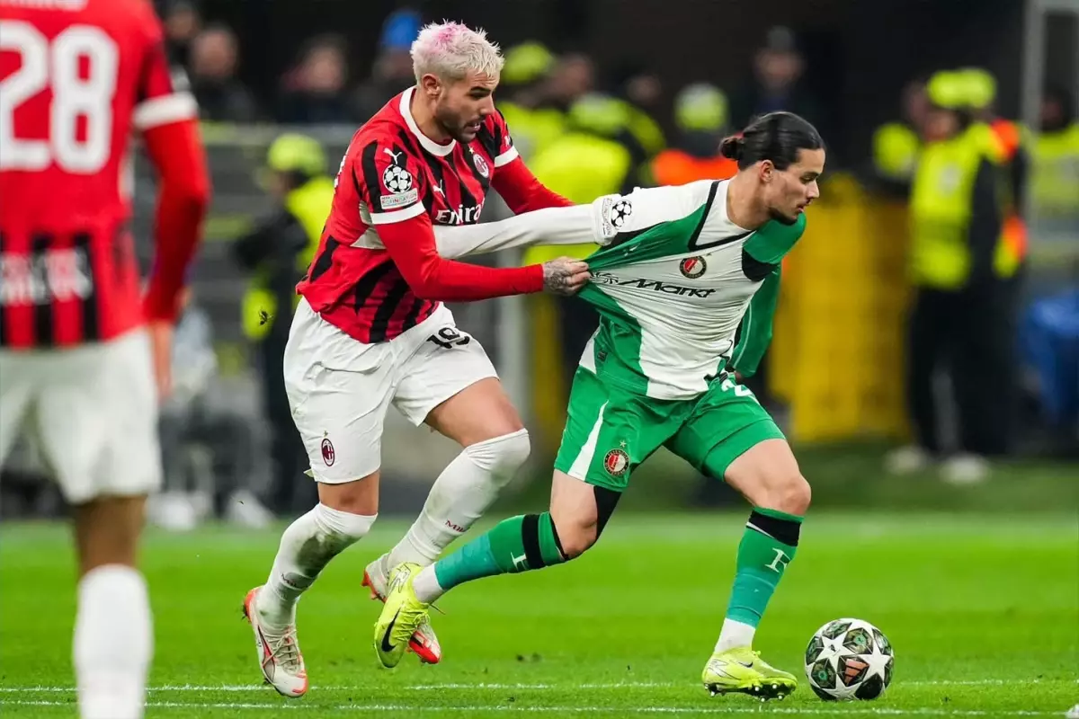 Feyenoord, Milan'ı Şampiyonlar Ligi'nden eledi