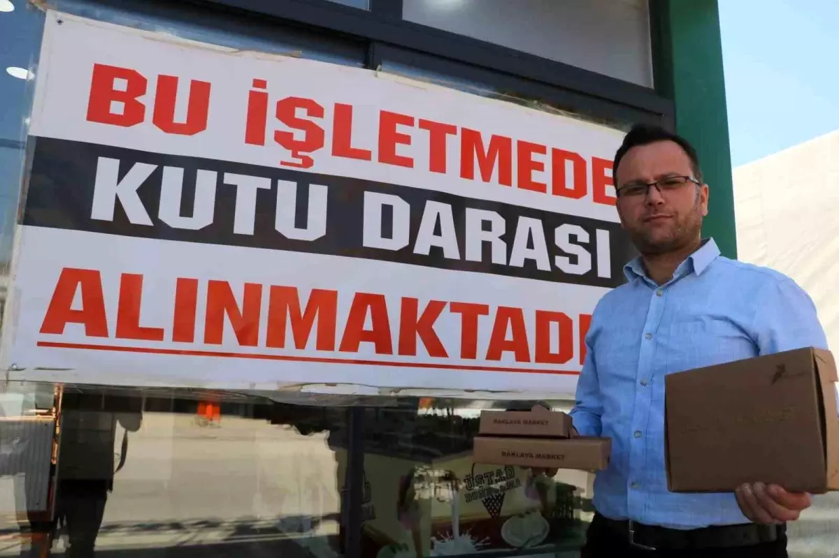 Hatay'da Baklava Firmasından Kutu Darası Uygulaması