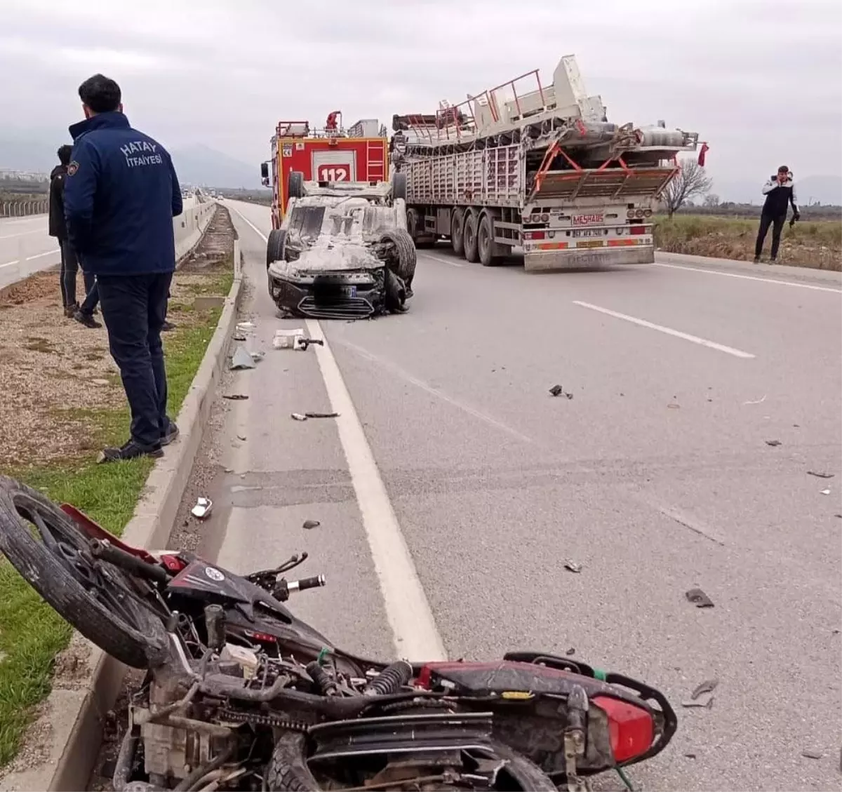 Hatay'da Trafik Kazası: 2 Yaralı