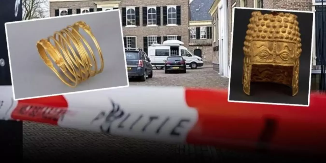 Hollanda'da tarihi eser soygunu: Romanya'ya ait altın miğfer ve bilezikler çalındı