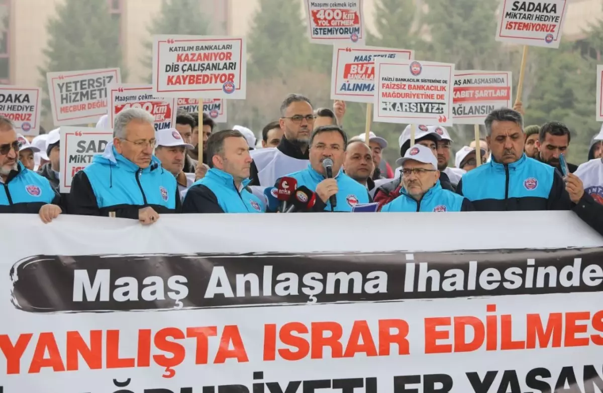 İmamlar 'banka promosyonu' için sokağa çıktı