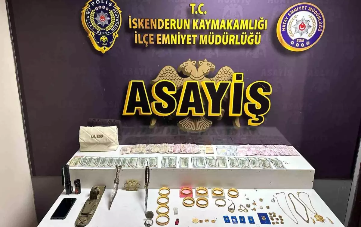 İskenderun'da Hırsızlık Şebekesine Operasyon: 4 Şüpheli Yakalandı