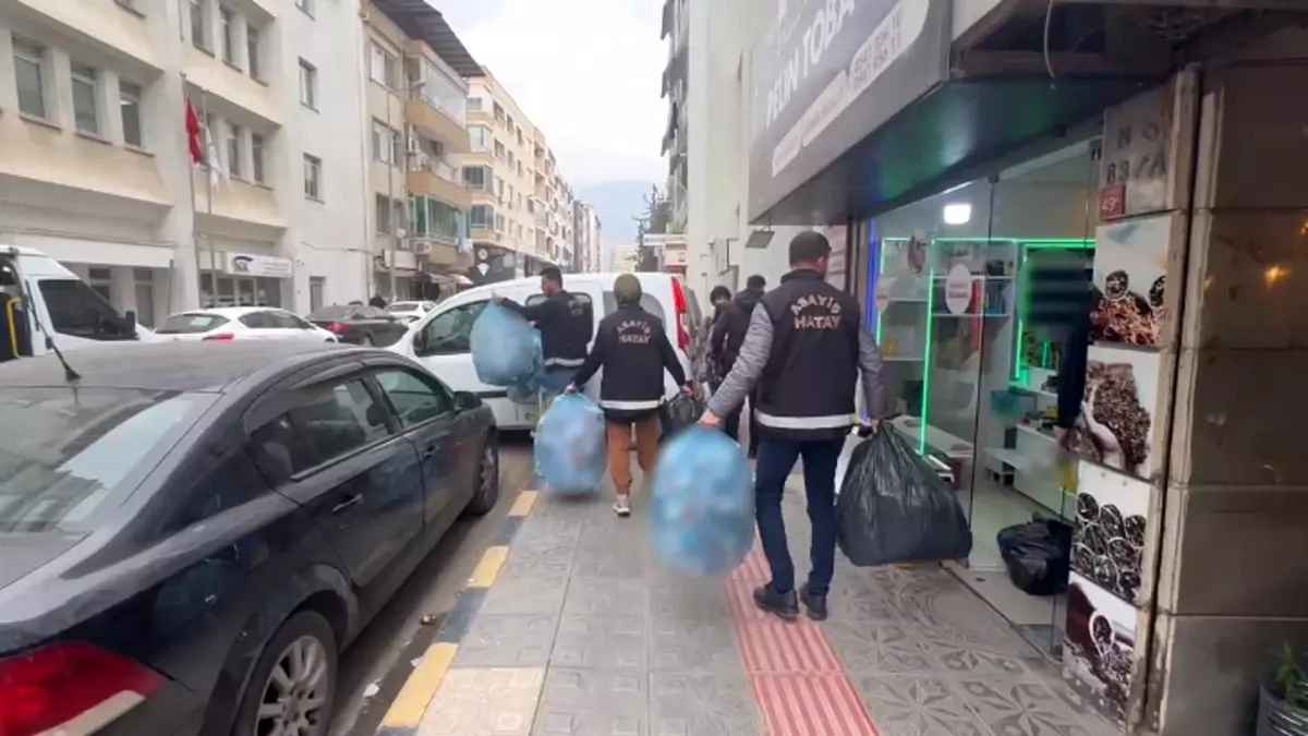 İskenderun'da Okul Çevresinde Sigara Denetimi Yapıldı