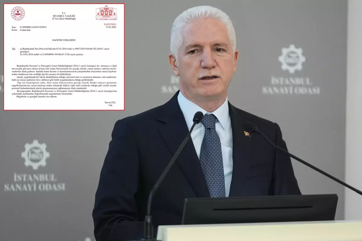 İstanbul Valiliği'nden İBB'ye 'Cuma namazı' uyarısı