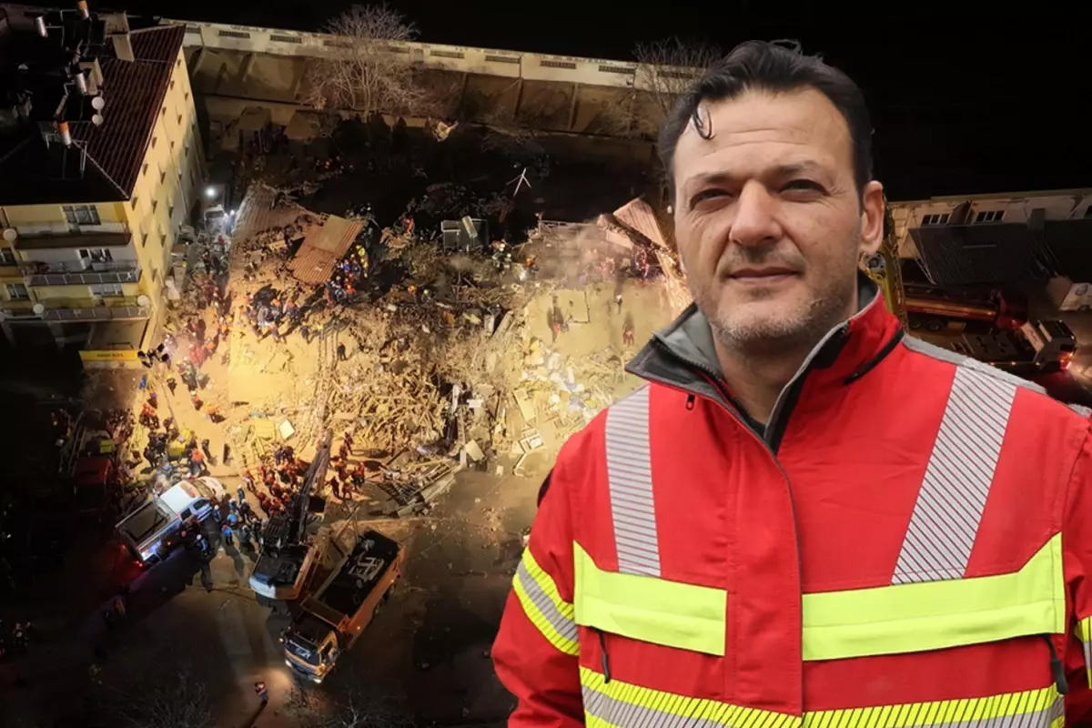 İtfaiye amiri Konya'da çöken binada zamana karşı yarışı anlattı