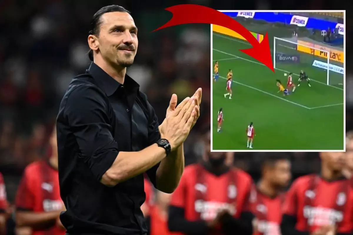 kadın futbolcudan Zlatan Ibrahimovic'i hatırlatan gol