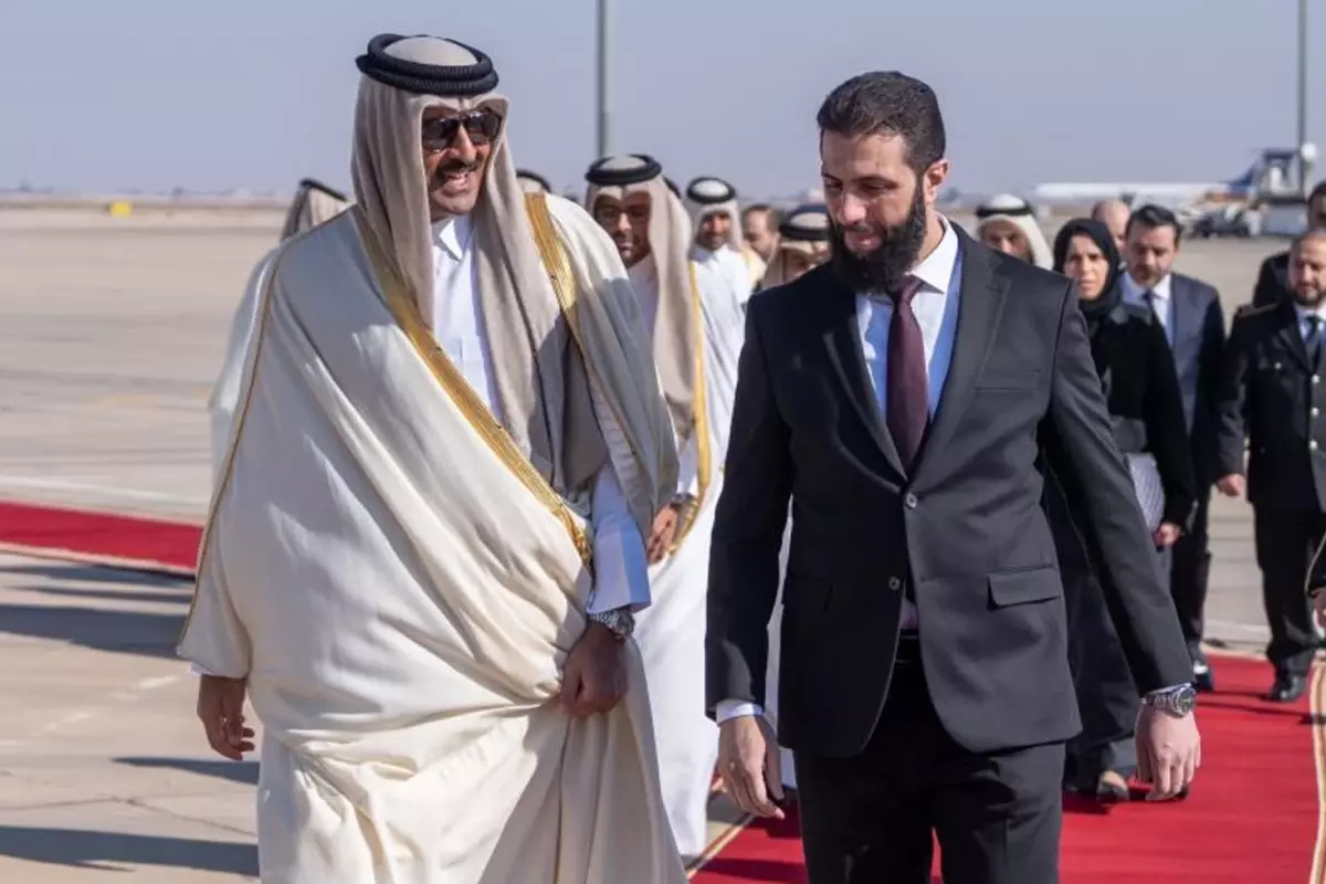 Katar Emiri Al Thani, Suriye'yi ziyaret eden ilk lider oldu