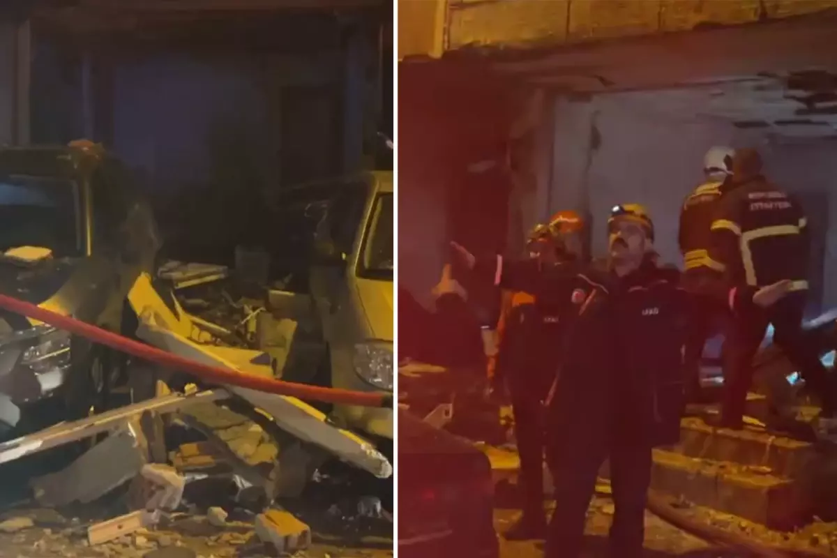 Kocaeli'nde 4 katlı binada patlama: 13 kişi yaralandı