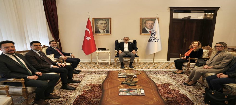 BAŞKAN ÖNTÜRK BÜYÜKELÇİ KADZADEJ'İ VE AA GENEL MÜDÜRÜ KARAGÖZ’Ü MAKAMINDA AĞIRLADI