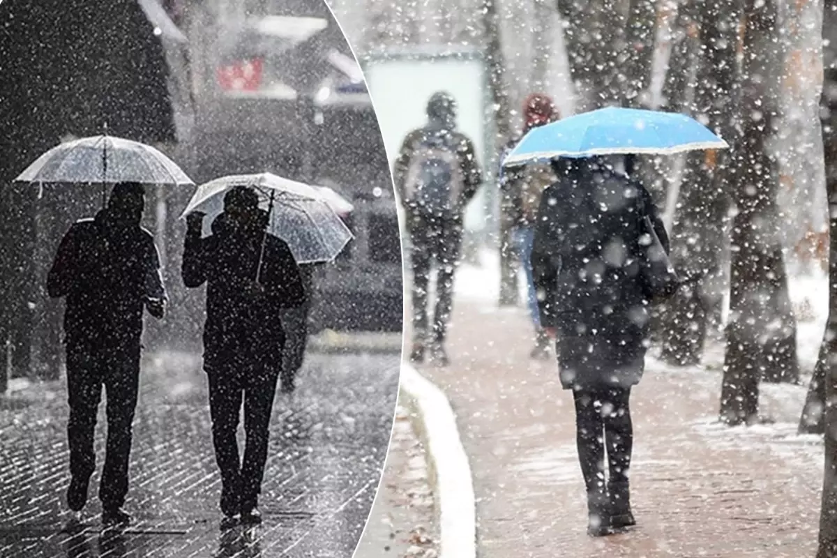 Meteoroloji'den yağış uyarısı! Bu illere kar ve yağmur bekleniyor