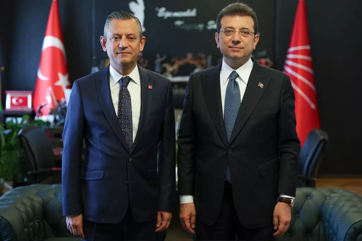 Özgür Özel ve Ekrem İmamoğlu, Ankara'da görüştü