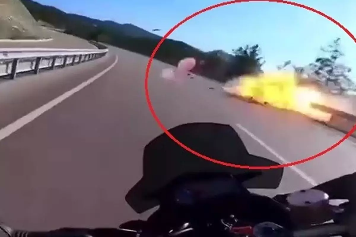 Polisin hayatını kaybettiği motosiklet kazası kask kamerasında: Cuma gitti