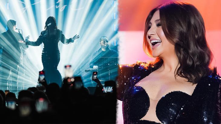 Sibel Can sahnede fırtına gibi esti! Güzelliği göz kamaştırdı