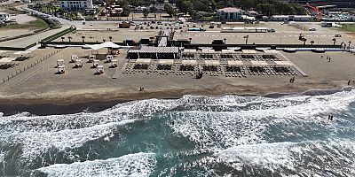 ARSUZ ALAKOP PLAJI HİZMETE AÇILDI