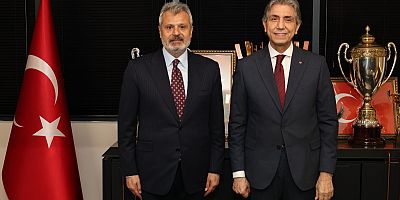 BAŞKAN ÖNTÜRK, BAŞKAN DEMİR’İ MAKAMINDA AĞIRLADI 