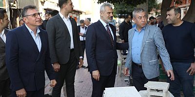 BAŞKAN ÖNTÜRK’TEN İSKENDERUN ESNAFINA ZİYARET  