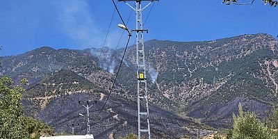 HASSA ORMAN YANGININDA MÜCADELEYE DEVAM