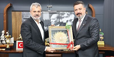 HBB BAŞKANI ÖNTÜRK’TEN BAŞKAN ÜSTÜN’E ZİYARET