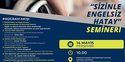 HBB’DEN “SİZİNLE ENGELSİZ HATAY SEMİNERİ”