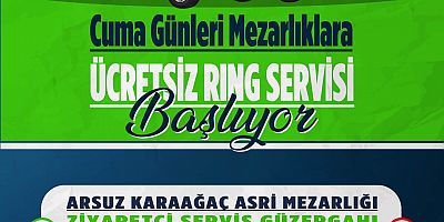 HBB’DEN VATANDAŞLARA ÜCRETSİZ MEZARLIK ULAŞIM HİZMETİ