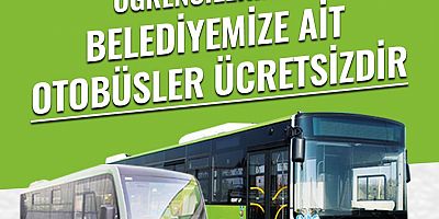 HBB’DEN, YKS ÖĞRENCİLERİNE ÜCRETSİZ ULAŞIM DESTEĞİ