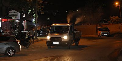 HBB’NİN GECE İLAÇLAMALARIYLA HAŞERELERE GEÇİT YOK