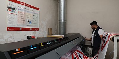 HBB, TRAFİK LEVHALARINI KENDİ ÜRETİYOR