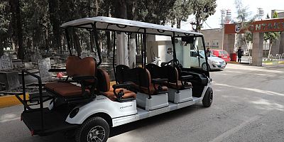 MEZARLIKLARDA GOLF ARAÇLARI HİZMET VERECEK