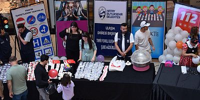 TRAFİK HAFTASI ETKİNLİĞİNDE HBB STANDI İLGİ GÖRDÜ