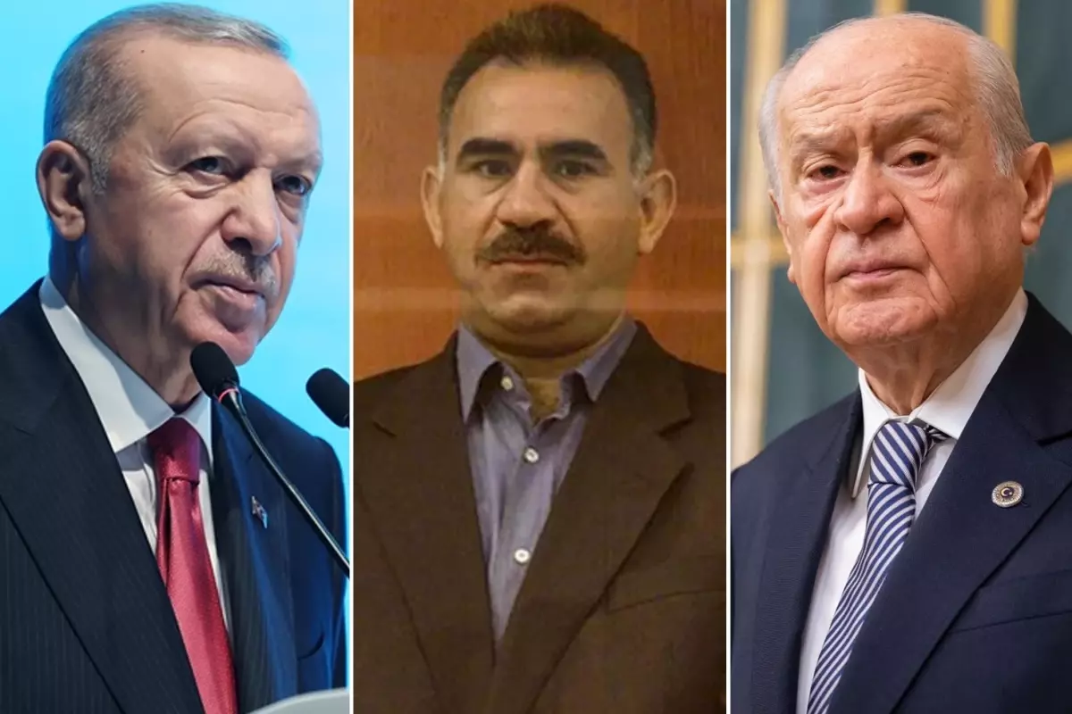 Teröristbaşı Öcalan'ın 7 maddelik mesajından Erdoğan ve Bahçeli'ye destek çıktı