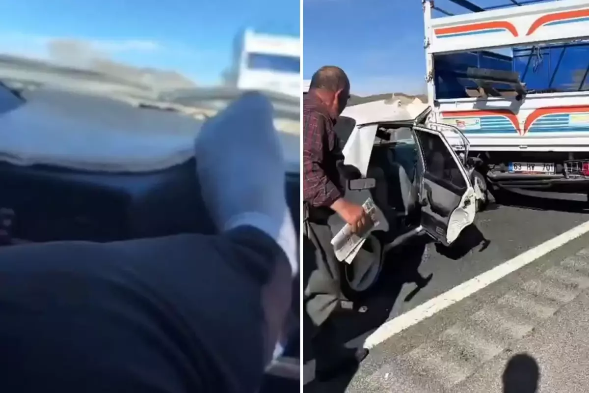 TikTok'ta canlı yayın yaparken kamyonun altına girdiler