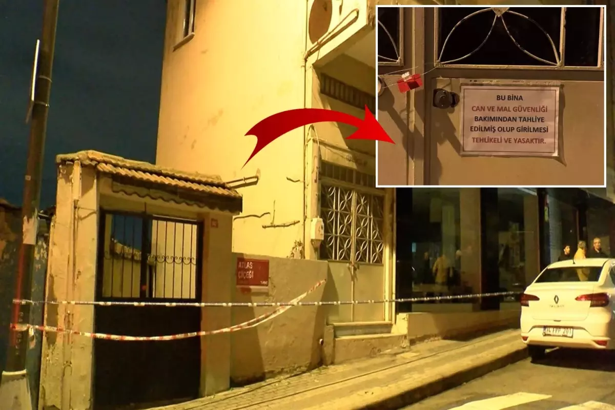 Üsküdar'da toprak kayması! 9 daire ve 3 iş yeri tahliye edildi