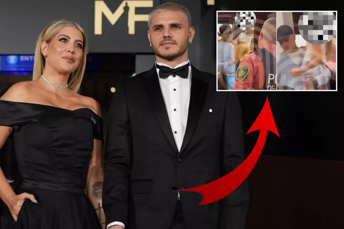 Wanda Nara ve Icardi birbirine girdi, polis müdahale etti